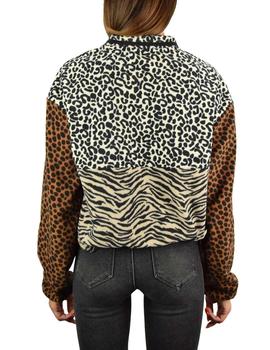 SUDADERA VANS ANIMAL PRINT WILD PATCHWORK, MUJER