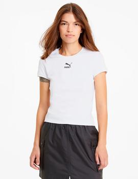 CAMISETA PUMA MANGA CORTA BLANCA, CLASICA