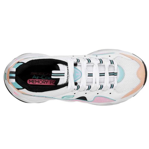 skechers d'lites hombre rojas