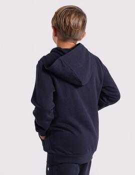 SUDADERA CHAMPION NIÑO CON CAPUCHA MARINO