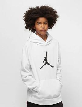 SUDADERA JORDAN CON CAPUCHA JUMPMAN LOGO BLANCA