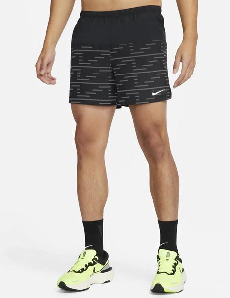 SHORT RUNNING REFLECTANTE, NEGRO