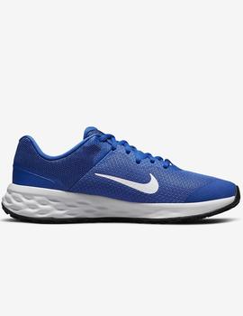 ZAPATILLA NIKE REVOLUTION 6 JUNIOR  RUNNING, AZUL