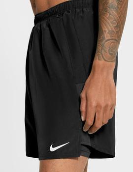 SHORT NIKE RUNNING HOMBRE  CHALLENGER MEN'S 2-IN-1 NEGRO