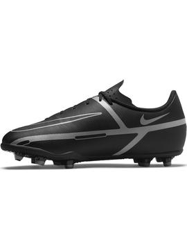 BOTA DE FÚTBOL NIKE JR. PHANTOM GT2 CLUB MG NEGRO