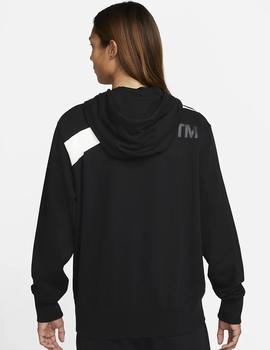 SUDADERA CAPUCHA NIKE LOGO GRANDE, NEGRA