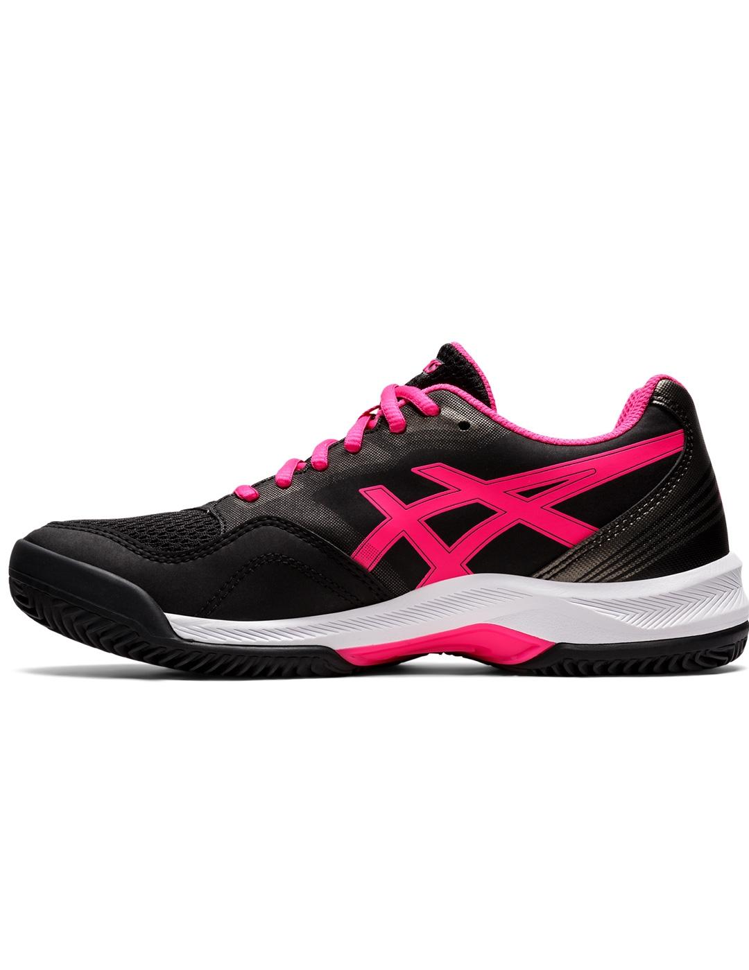 ZAPATILLA ASICS MUJER GEL-PADEL PRO 5 MUJER, NEGRO/FUSCIA