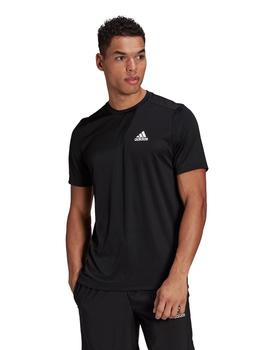 CAMISETA ADIDAS MANGA CORTA HOMBRE, NEGRA