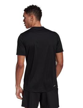 CAMISETA ADIDAS MANGA CORTA HOMBRE, NEGRA