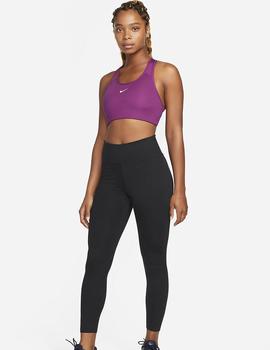 TOP NIKE SWOOSH WOMEN'S MEDIUM-SUPPORT, MALVA