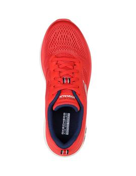 Tenis Skechers Skechers Burst Rojas Zapatilla Skechers Mujer Rojas