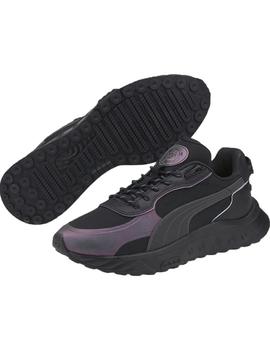 ZAPATILLA PUMA WILD RIDER GRIP LS, NEGRA