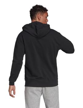 SUDADERA ADIDAS DE CAPUCHA NEGRA, PARA HOMBRE