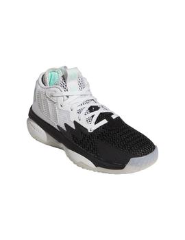 ZAPATILLA BALONCESTO ADIDAS DAME 8 J. GRIS/NEGRA