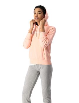 SUDADERA DE CAPUCHA CHAMPION MUJER, SALMON