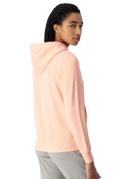 SUDADERA DE CAPUCHA CHAMPION MUJER, SALMON