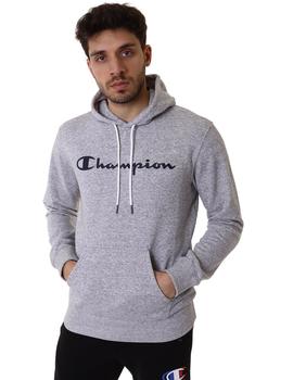 SUDADERA CHAMPION GRIS DE CAPUCHA, HOMBRE