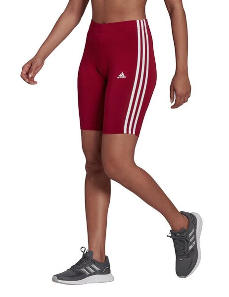 MALLA CORTA ADIDAS PARA MUJER, ROJO/BLANCO