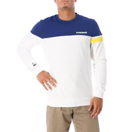 SUDADERA LE COQ BLANCA AZUL, CUELLO REDONDO