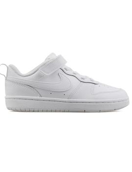 ZAPATILLA NIKE COURT BOROUGH LOW 2 LITTLE KID, BLANCO