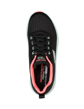 ZAPATILLAS SKECHERS D'LUX WALKER-FRESH FINESSE, NEGRO