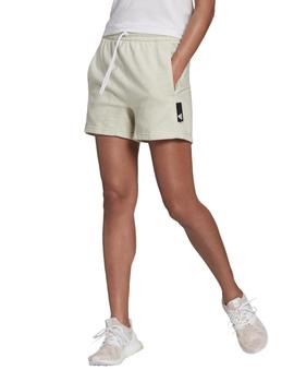 SHORT ADIDAS MUJER BEIGE