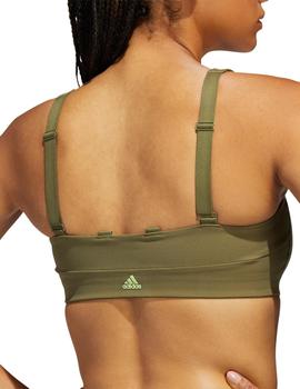 SUJETADOR DEPORTIVO ADIDAS, VERDE/LIMA