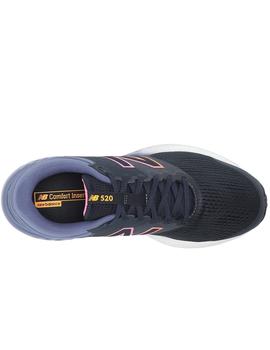 ZAPATILLA RUNNING NEW BALANCE 520V7 MARINO, MUJER