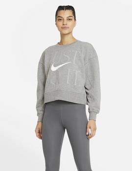 SUDADERA NIKE JUST DO IT MUJER, GRIS