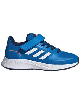 ZAPATILLAS ADIDAS RUNFALCON VELCRO KIDS AZUL