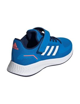 ZAPATILLAS ADIDAS RUNFALCON VELCRO KIDS AZUL
