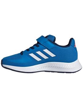 ZAPATILLAS ADIDAS RUNFALCON VELCRO KIDS AZUL