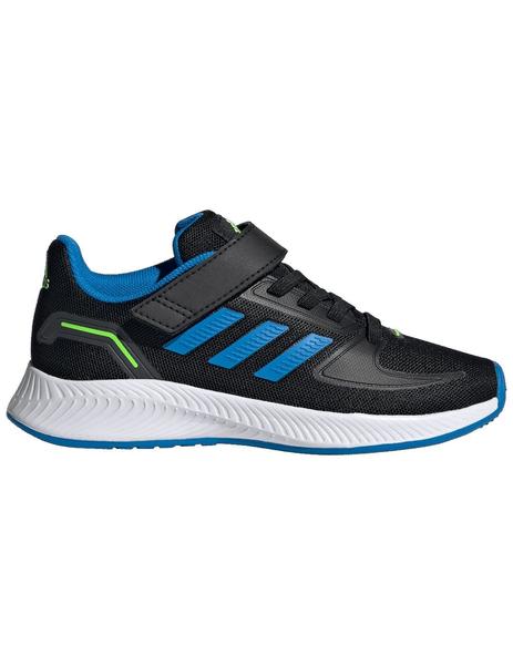 ZAPATILLA VELCRO ADIDAS KIDS, NEGRO/AZUL