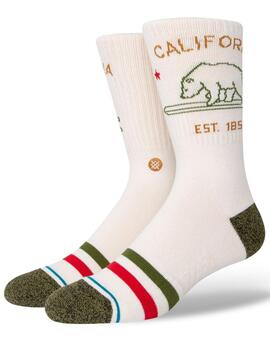 CALCETIN STANCE CALIFORNIA REPUBLIC 2, BLANCO