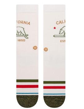 CALCETIN STANCE CALIFORNIA REPUBLIC 2, BLANCO