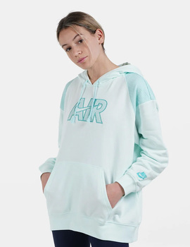SUDADERA NIKE AIR WOMEN'S FLEECE HOODIE, VERDE