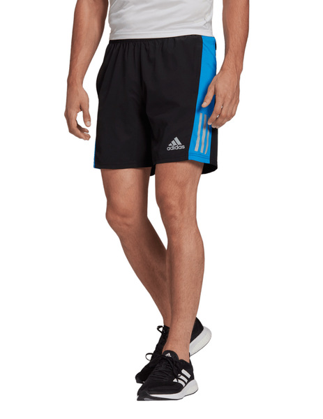 bandeja oído Nos vemos SHORT ADIDAS HOMBRE RUNNING NEGRO/AZUL