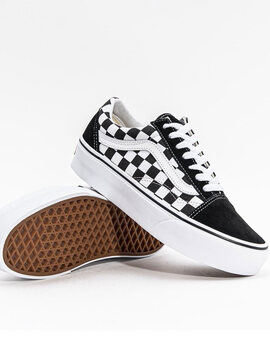 ZAPATILLA VANS UA OLD SKOOL PLATFORM, NEGRO