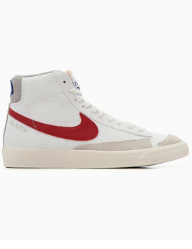 ZAPATILLA NIKE BLAZER MID '77 MEN'S SHOE, BLANCO/ROJO/GRIS