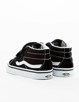 ZAPATILLA VANS BEBÉ V BLACK/TRUE WHIT