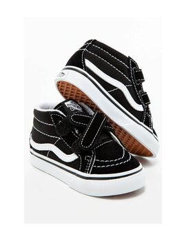 ZAPATILLA VANS BEBÉ V BLACK/TRUE WHIT