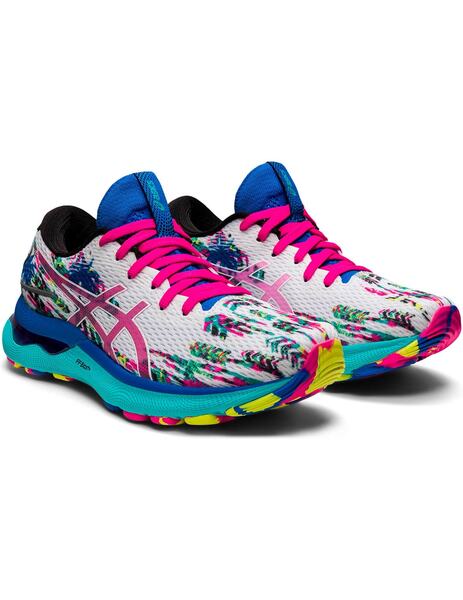 ZAPATILLA RUNNING ASICS GEL NIMBUS 24 MUJER MULTICOLOR