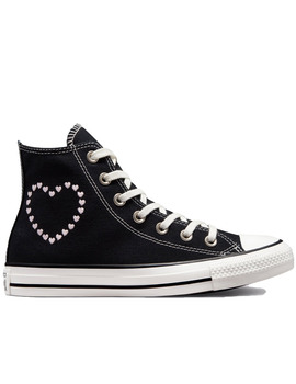 ZAPATILLA CONVERSE CHUCK TAYLOR ALL STAR, NEGRO, CORAZONES