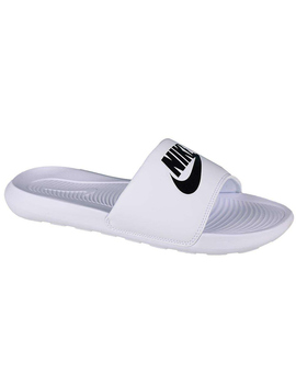 chancla nike hombre VICTORI ONE, blanco-negro