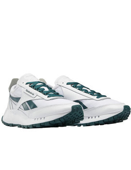 ZAPATILLA REEBOK CL LEGACY BLANCO/VERDE, HOMBRE