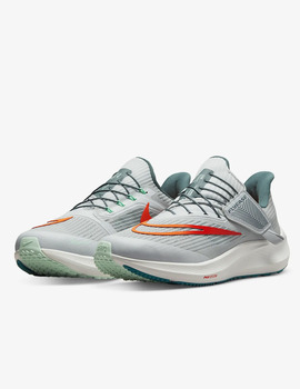 ZAPATILLA RUNNING NIKE AIR ZOOM PEGASUS 39 FLYEASE ME, GRIS/VERDE