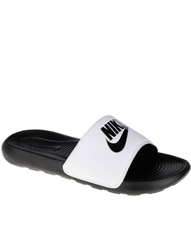 CHANCLA NIKE VICTORI ONE MEN'S SLIDES, NEGRO/BLANCO