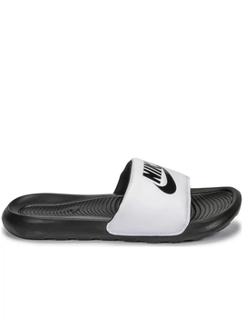 CHANCLA NIKE VICTORI ONE MEN'S SLIDES, NEGRO/BLANCO