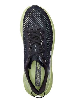 ZAPATILLA RUNNING HOKA M RINCON 3, NEGRO/VERDE