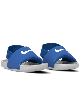 CHANCLA NIKE KAWA BABY/TODDLER SLIDES, AZUL